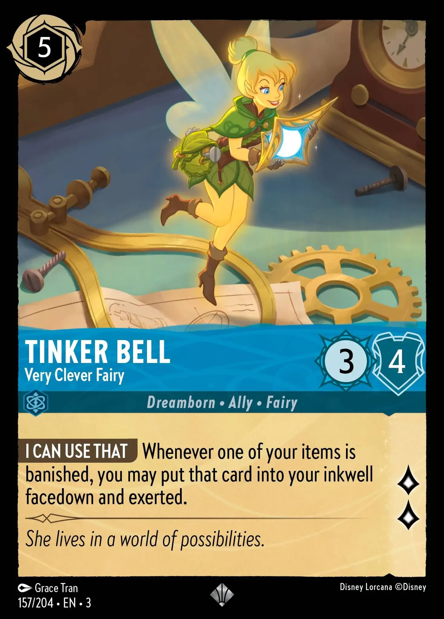 Tinker Bell - Very Clever Fairy [INK - #157]