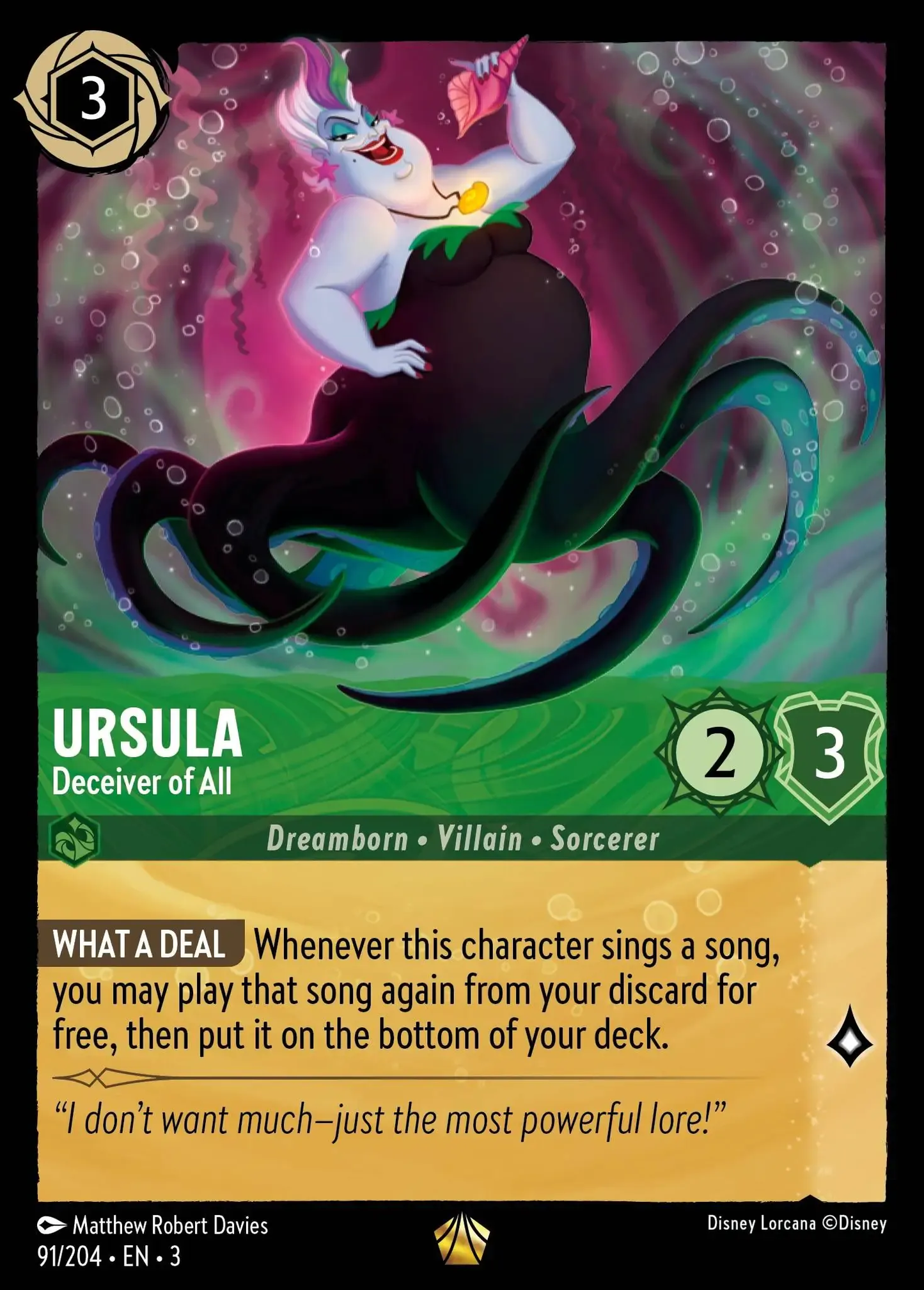 Ursula - Deceiver of All [INK - #091]