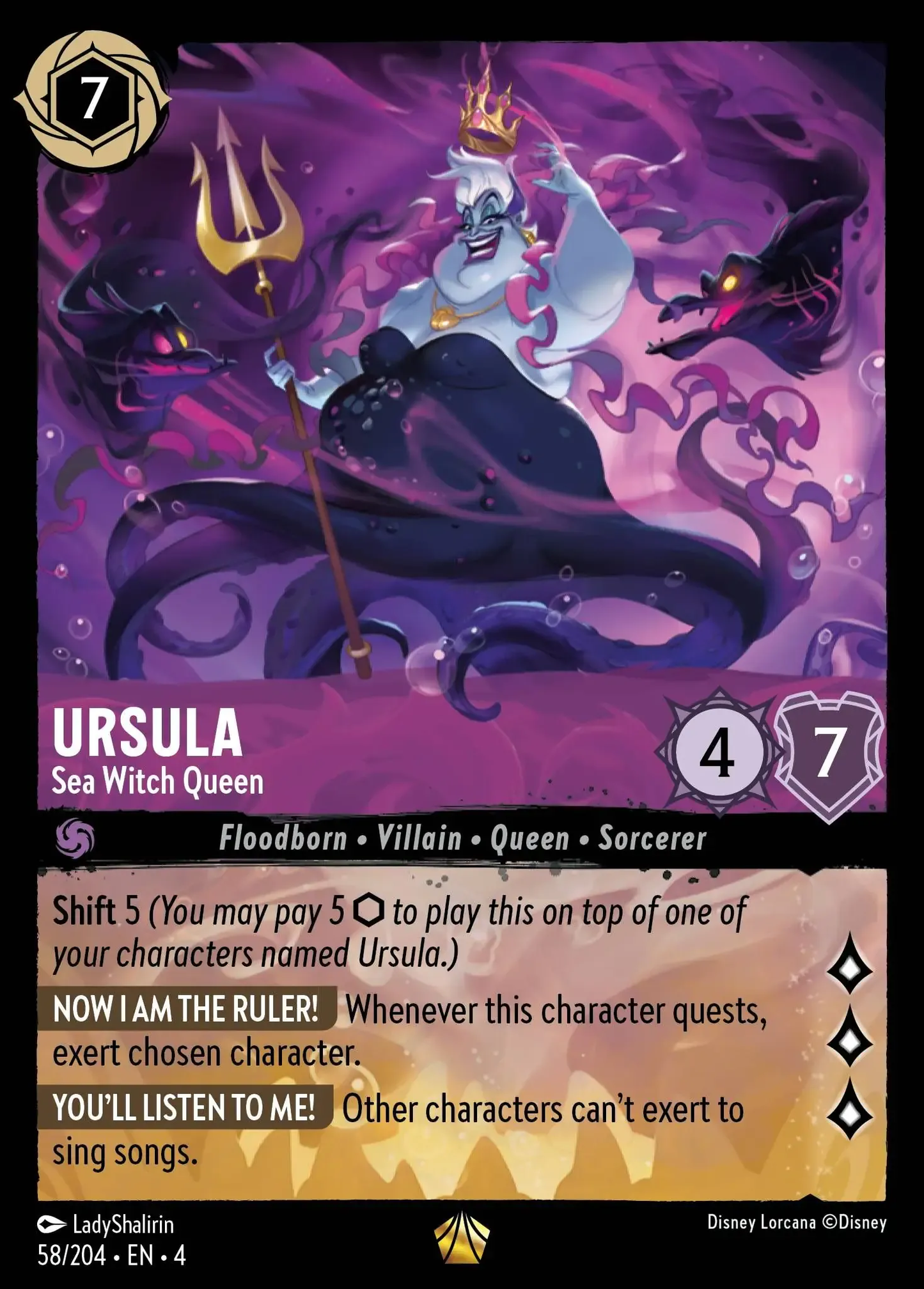 Ursula - Sea Witch Queen [URS - #058]