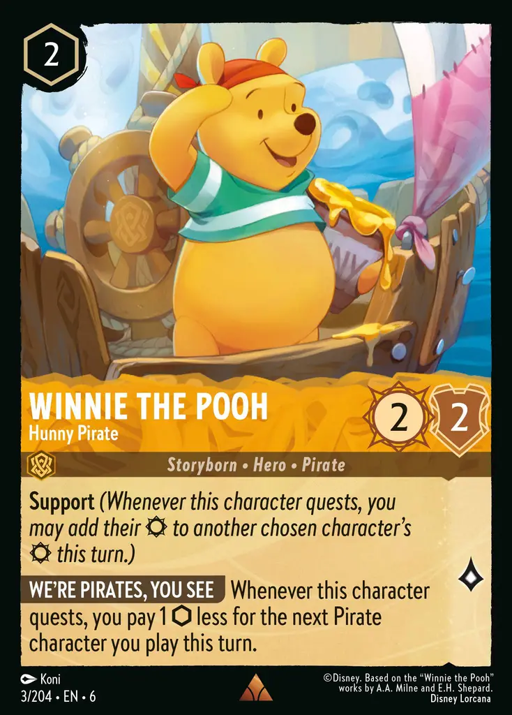 Winnie the Pooh - Hunny Pirate [AZS - #003]